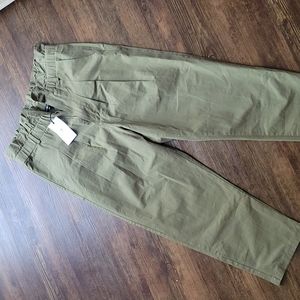 7 For All Mankind Women's High-Waisted Paperbag Pants